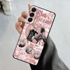 Розовый Death Note Light Misa чехол для телефона Samsung Galaxy S23 S22 S21 S20 Fe Ultra S10 S9 S8 Plus Note 20ultra 10plus чехол