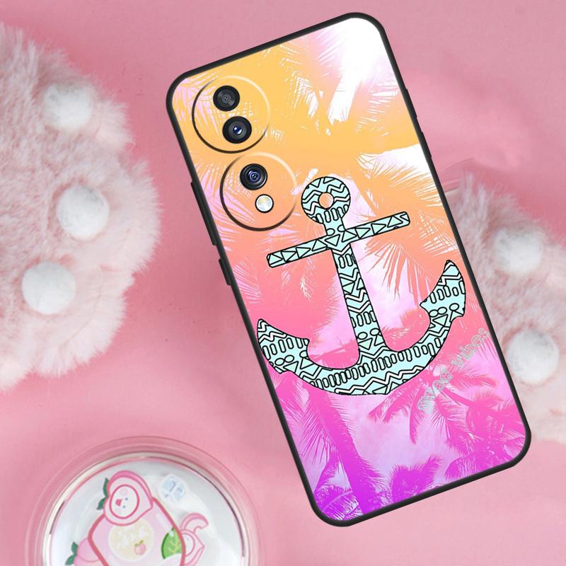 Морской Якорь Лодка Море Чехол Для Honor Magic 7 5 6 Lite Pro Honor 200 Pro 50 70 90 X9b X9a X8b X8a X8 X9 X9c Чехол