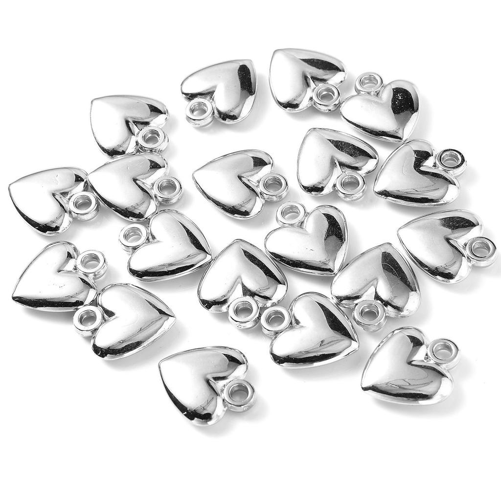 Гальванизированный 3D глянцевый кулон в форме персикового сердца для DIY ожерелья и серег