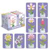 Simulation Rose Epiphyllum Building Block Model Small Particles Assembled Building Blocks Kids Educational Toys