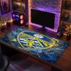 Большой коврик для мыши с принтом футбольного клуба Leeds United, противоскользящий расширенный игровой коврик для стола для офиса и дома