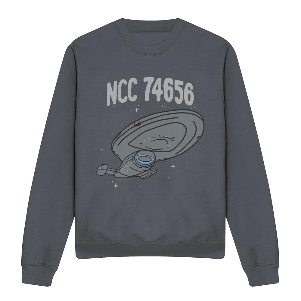 Star Trek Unisex Adult The Intrepid Class Sweatshirt