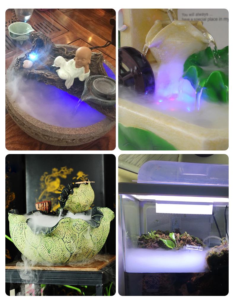 12 В Ультразвуковой туманообразователь с одной головкой на солнечной батарее, увлажнитель