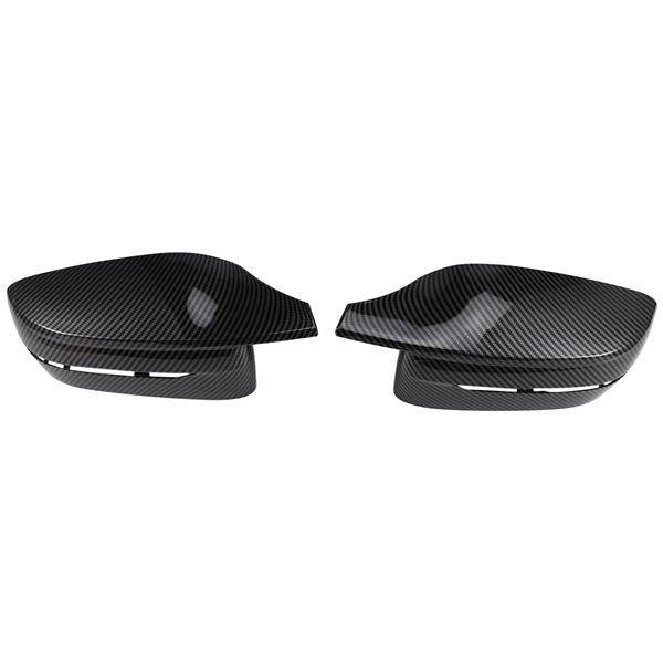 Пара накладок на зеркала для праворульных BMW 3/5/7/8 Серии G20 G21 G28 (320d, 330e, 330i)