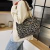 Yogodlns Леопардовый дизайн, модные сумки подмышки, женские универсальные сумки на плечо большой вместимости, женские сумки-тоут для покупок, сумки