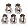 5 Pcs Coaxial Adapter Nickel Plated Brass Contact BNC Female To SMA Female RF Connector