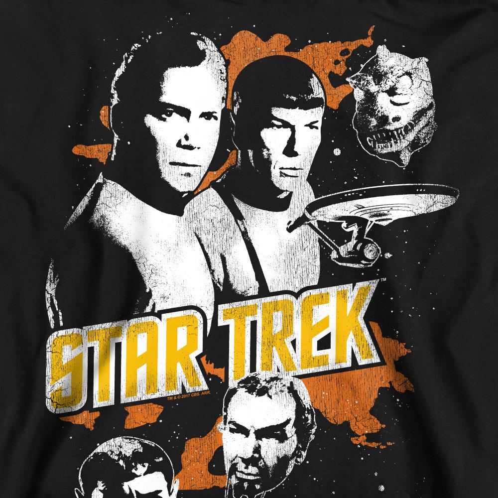 STAR TREK Унисекс Взрослый Свитшот с Графикой Добра против Зла