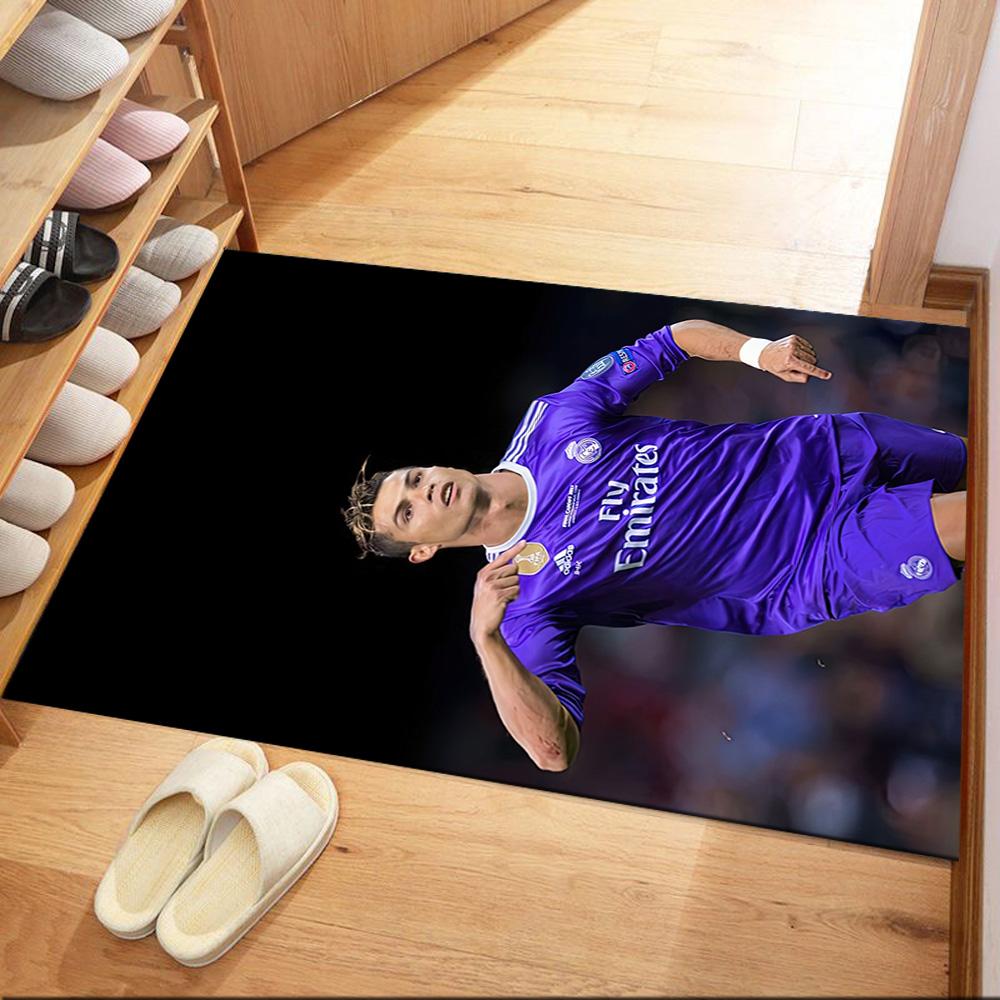 Cristiano Ronaldo Floor Rug Office Rug Suitable For Dining Room Kitchen Balcony Playrooms Antislip Rug Office Home Decor