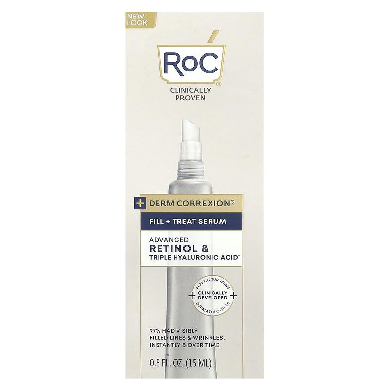 Derm Correxion®, Fill + Treat Serum, Advanced Retinol & Triple Hyaluronic Acid, 0.5 fl oz (15 ml)
