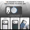 Совместим с MagSafe для чехла iPhone 17/Air/16/15/14/13/12 Pro Max 11, с вращающейся на 360° подставкой, защитный бампер от падений