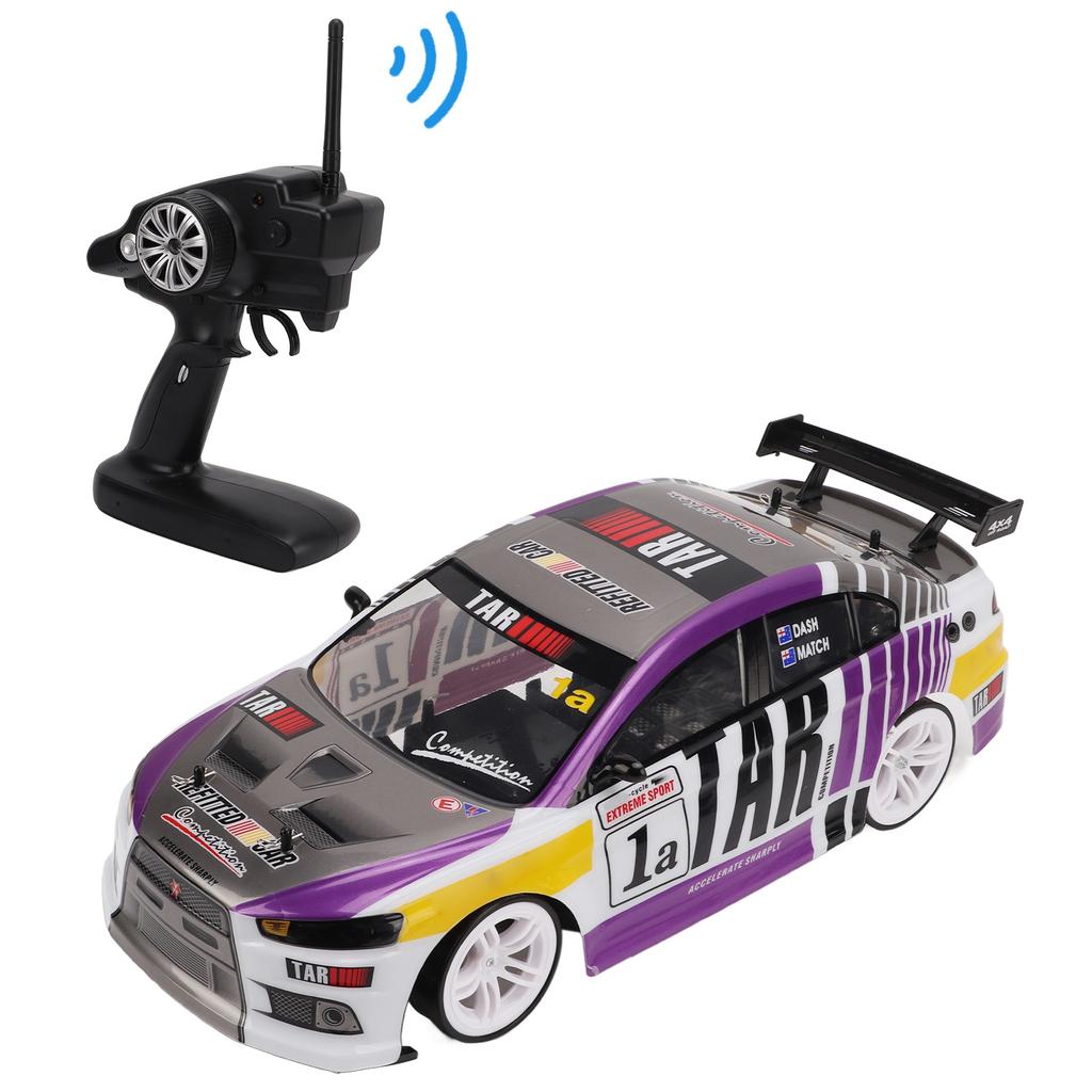 1:10 2.4G 4WD высокомощный светодиодный свет дрейф гоночный автомобиль трюковое вождение RC электрическая игрушка для KidSingle