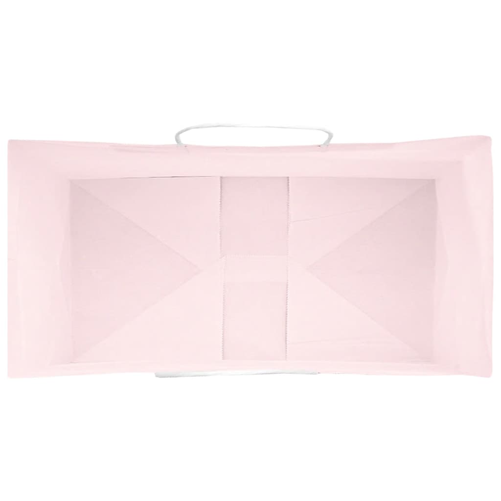 Paper Carrier Bags 50 pcs with Handles Pink 21 x 11 x 28 cm