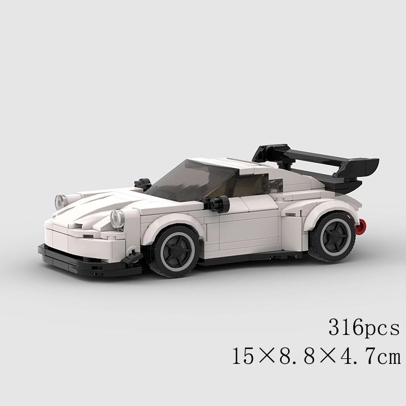 MOC City Speed ​​Sport Racing Car Model Building Blocks Convertible Super Race Bricks Rally Vehicle Toy Technical Christmas Gift