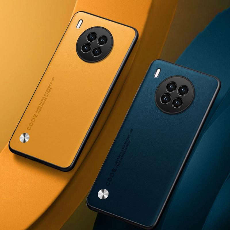 Роскошный чехол из искусственной кожи для Huawei Nova 8i, задняя крышка, матовый силиконовый противоударный чехол для телефона с полной защитой для Honor 50 Lite