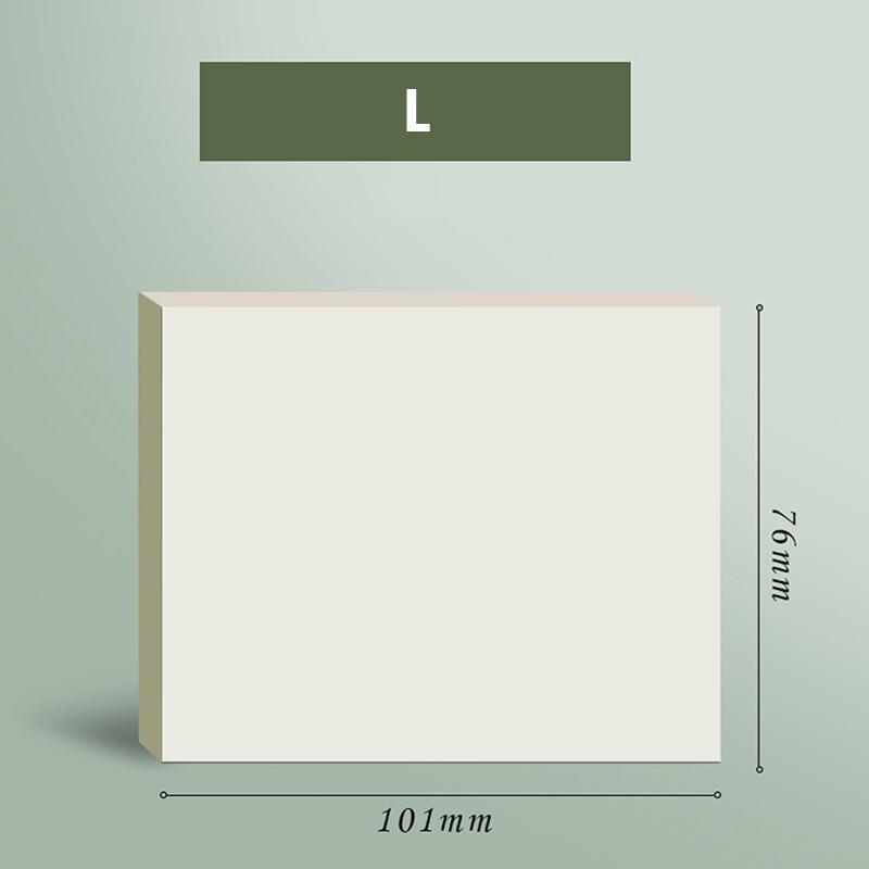 Прозрачная водонепроницаемая липкая записка для домашних животных на каждый день, канцелярские принадлежности, 100 листов