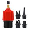 Air Valve Adapter Inflatable Rowing Rubber Boat Paddle Canoe Pump Compressor