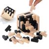 Educational Funny Wooden Puzzles 54T Cube IQ Toys Intellectual Game for Kids And Adults Puzzle Enthusiasts