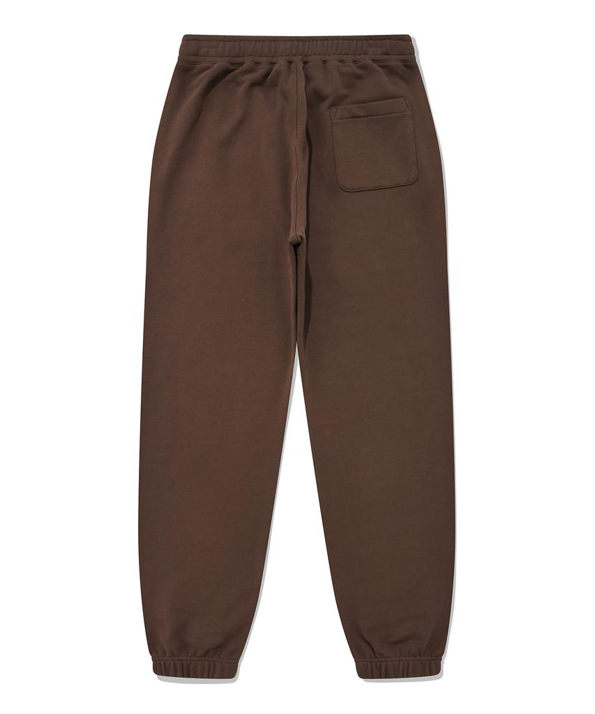 FALLETT Flowing Logo Jogger Pants Brown