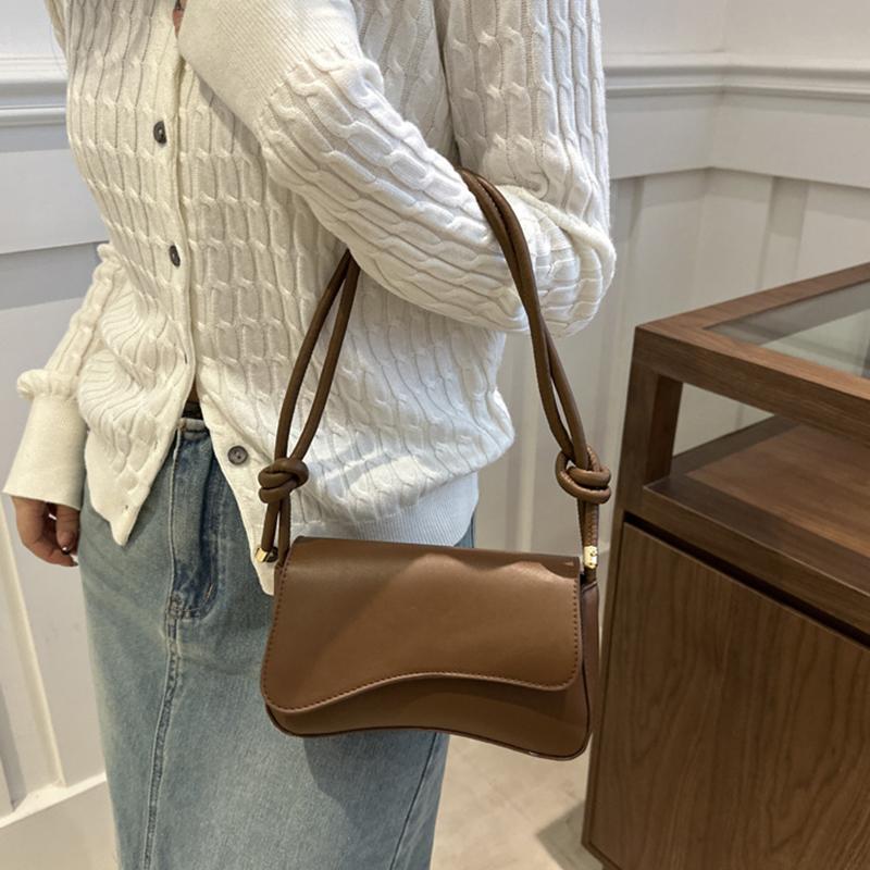 Минималистичная однотонная модная сумка-слинг Cloud Flap, легкая сумка через плечо для поездок на работу, сумка для телефона для девочек-подростков, идеально подходит для прогулок