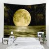 Ocean Moon Natural Scenery Decorative Tapestry Bohemian Hippie Wall Decorative Tapestry Home Decorative Tapestry Tapestry