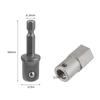Stainless Steel Cordless Drill Adapter Kit with 12 Inch Socket Adapter Bit Fits for Top Wind