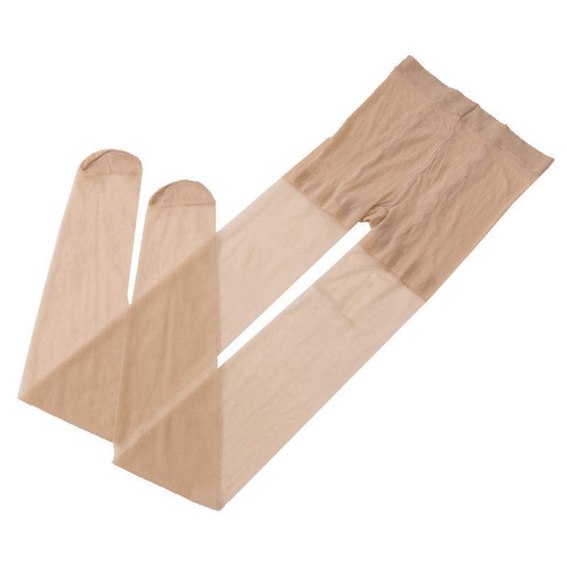 Летние шелковые чулки против затяжек - Невидимые, не скатывающиеся, колготки под голые ноги для женщин