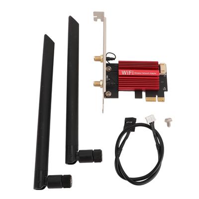 5400 Мбит/с PCIE 8 дБ Двухантенный Адаптер Беспроводной Сетевой Карты Трехдиапазонный 6 ГГц 5 ГГц 2,4 ГГц Bluetooth