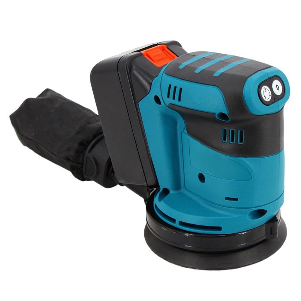 Электрическая полировальная машинка диаметром 125 мм поставляется с мешком для пыли