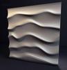 3D Wall Panel Mold for Gypsum, Plaster or Concrete Tile for Decorative Wall Panels 'Efir'