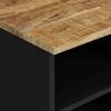 TV Stand 80x33x46 cm Solid Mango Wood & Engineered Wood