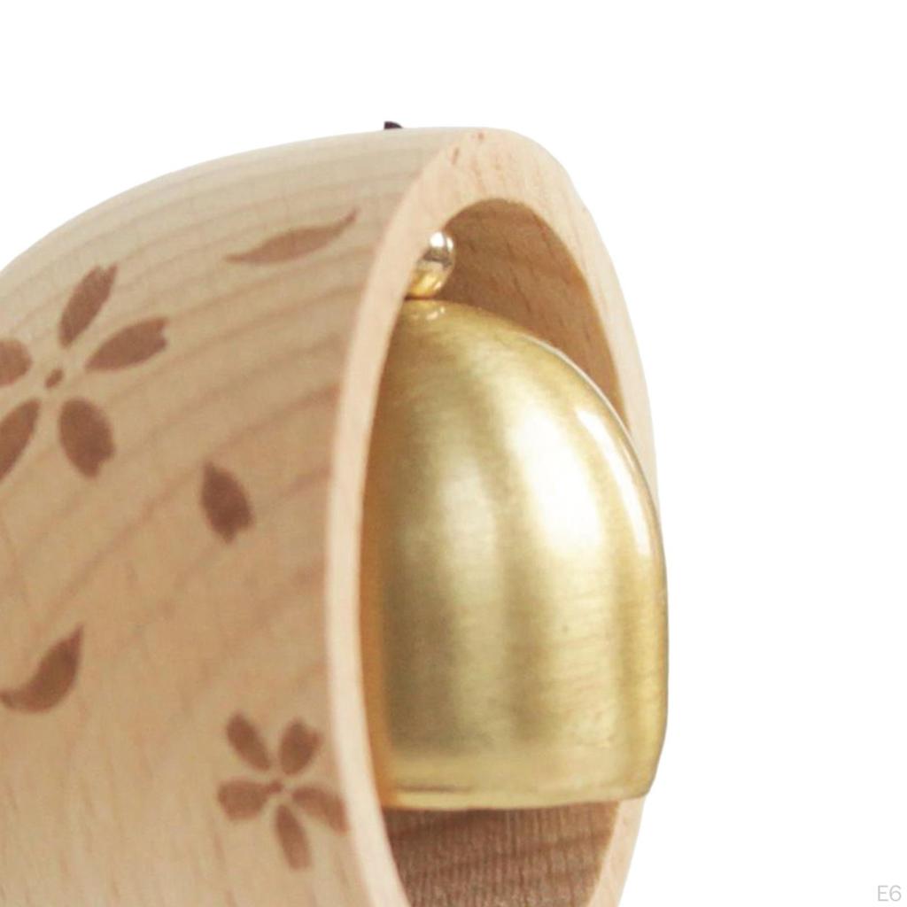 Door Opening Reminder Bell Japanese Style Note Hanging Decoration Attached Chime for Metal