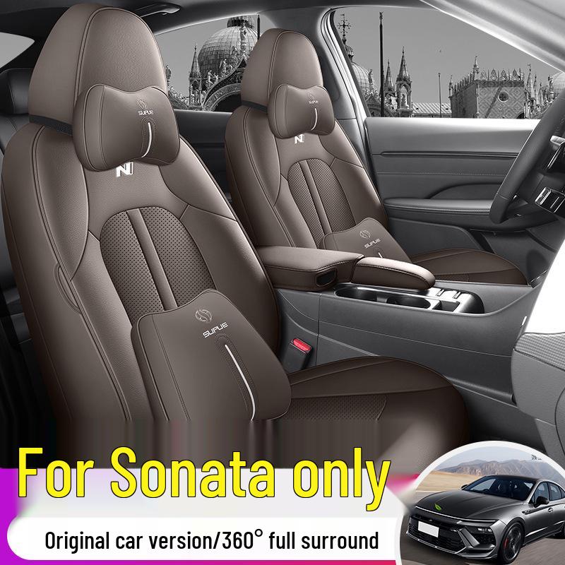 Кожаная подушка на сиденье автомобиля Sonata одиннадцатого поколения – Универсальная модель для четырех сезонов