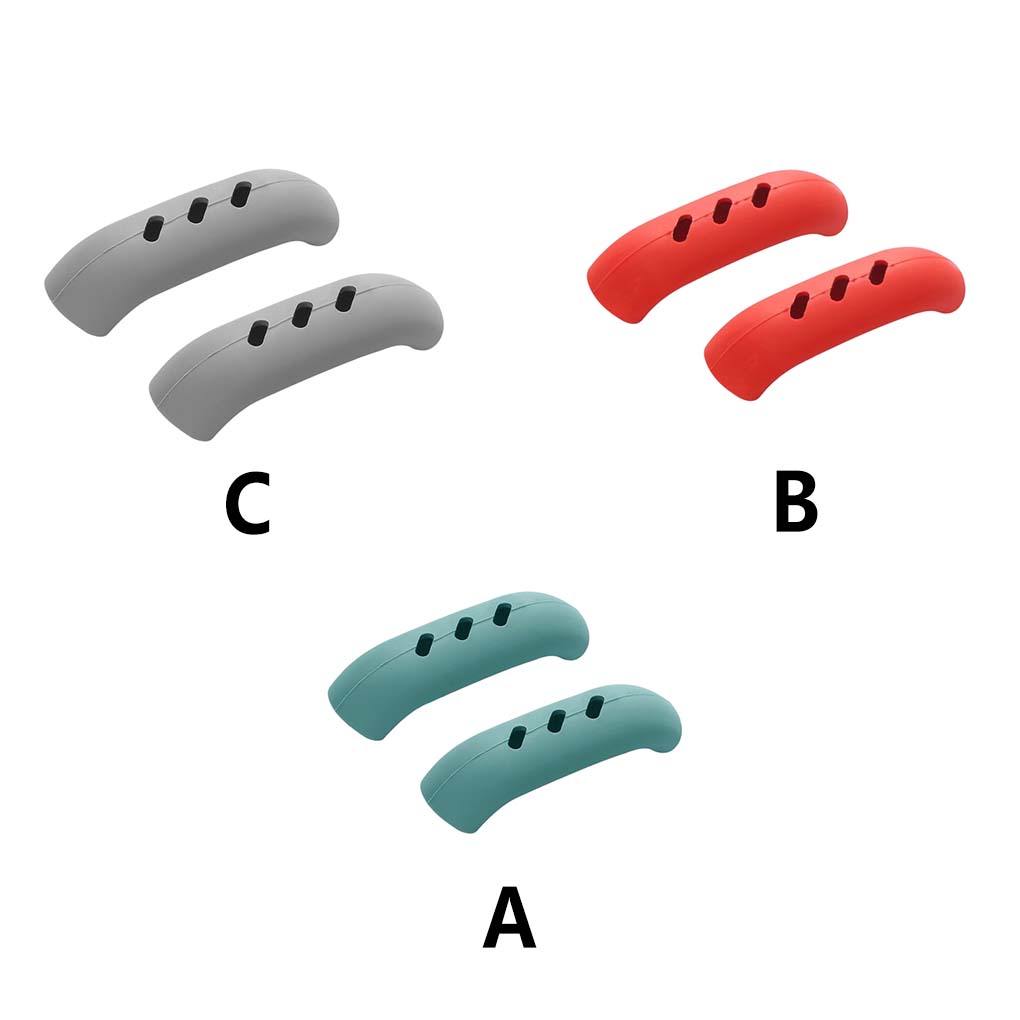Упаковка из 2 держателей для кастрюль, силиконовые термостойкие чехлы для боковых ручек кухонных сковородок, защитные чехлы для посуды Cooking Assist