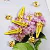 Pack of 5 Cute Bee Hair Clips for Kids Mixed ABS Plastic Hairpins Lightweight Girls Hair Accessories Multi Color Set