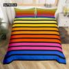 Abstract Rainbow Colorful Bedding Set Queen King Sinlge Duvet Cover Dream Polyester Comforter Covers Pillowcase Soft Bedclothes