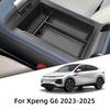 For Xpeng G6 2023-2025 Under Seat Storage Box Car Interior Accessories Drawer Type Organizer Storage Front Seat Lower Box Case