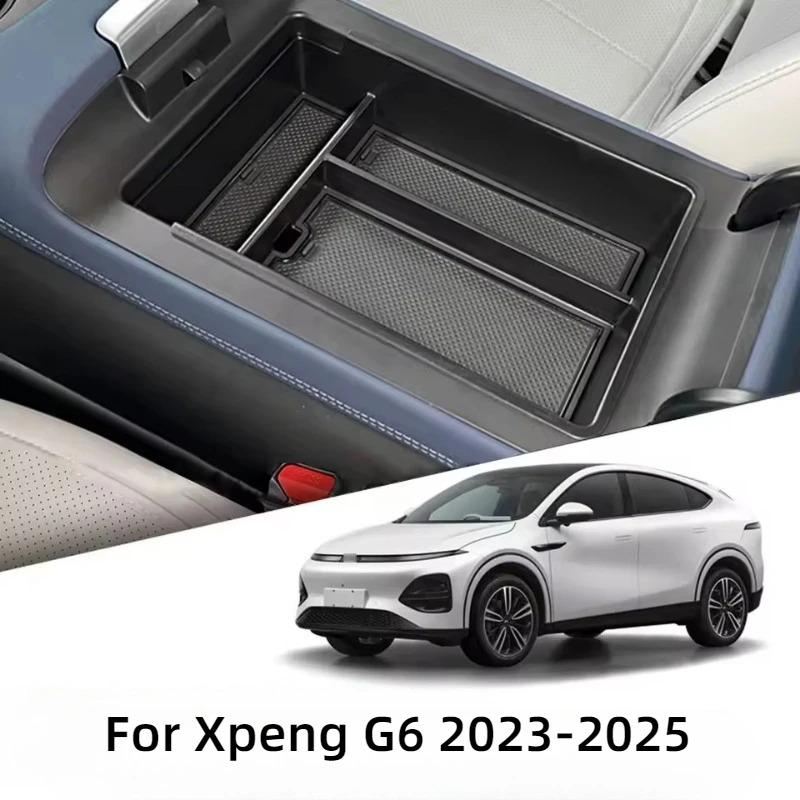 For Xpeng G6 2023-2025 Under Seat Storage Box Car Interior Accessories Drawer Type Organizer Storage Front Seat Lower Box Case