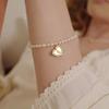 Fiore Melting Heart Tulip Pearl Bracelet