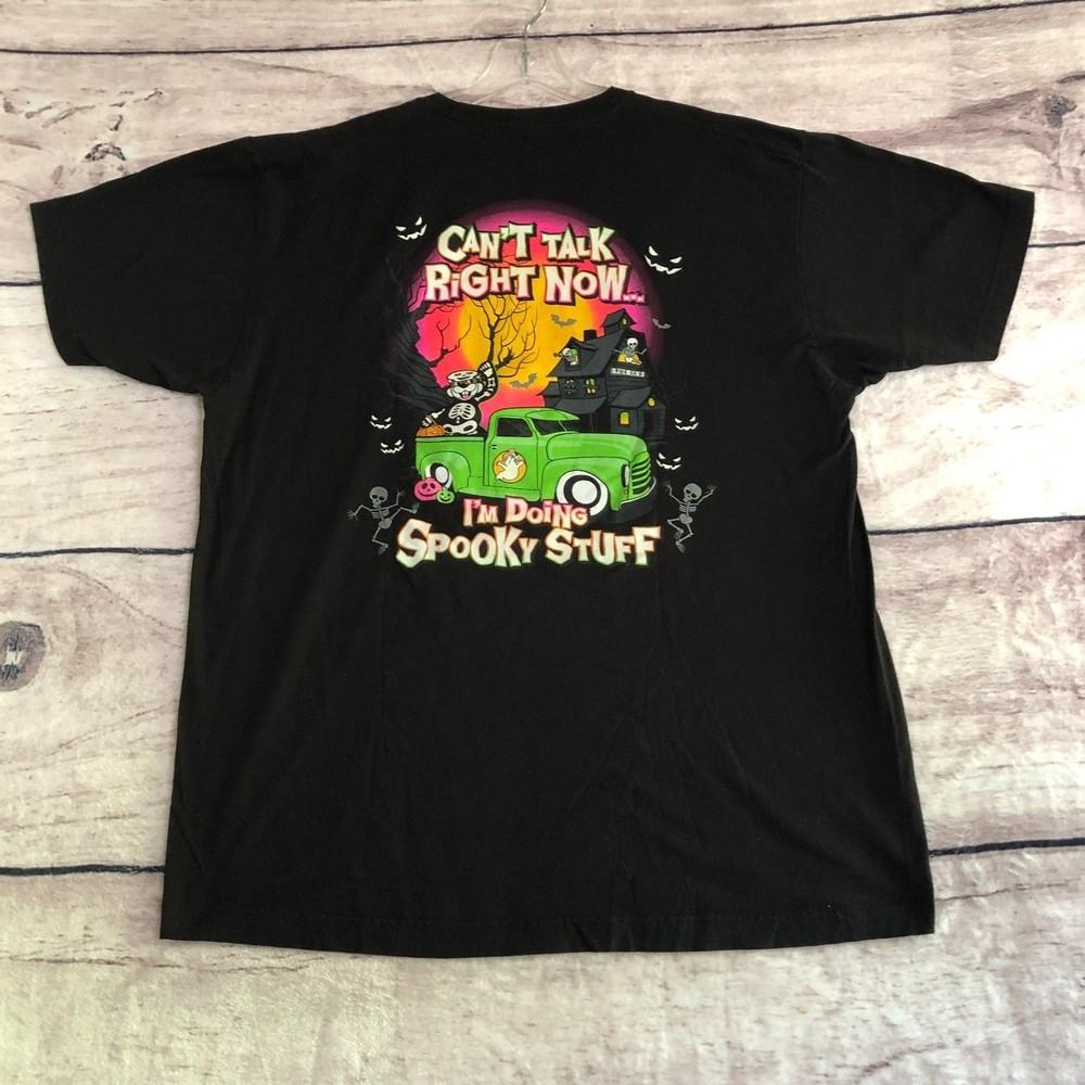 Хэллоуин Светящийся в темноте Скелет Графическая футболка Черная Жуткий стиль Унисекс футболка