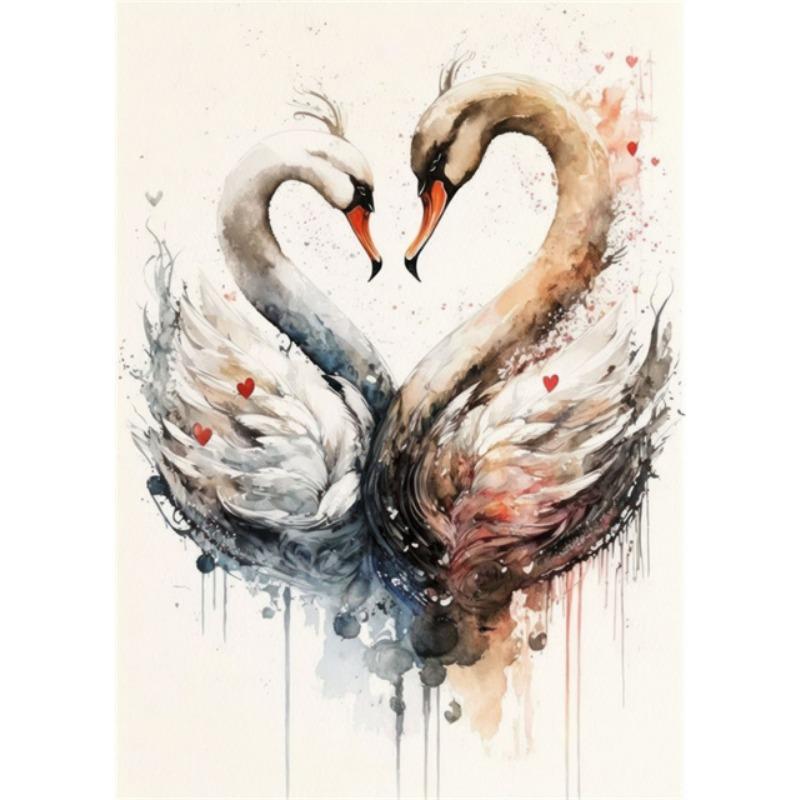 Акварельная дикая природа Холст Картина маслом Печать Постер Абстракция Ленивец Осьминог Фламинго Птица Французский бульдог Собака Постер Домашнее настенное искусство