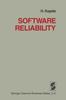 Книга Software Reliability