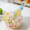 Форма для кубиков льда с 6 отделениями, Форма для кубиков льда с герметичной откидной крышкой, Легко вынимаемые кубики, Штабелируемый дизайн, Поддон для льда пищевого качества