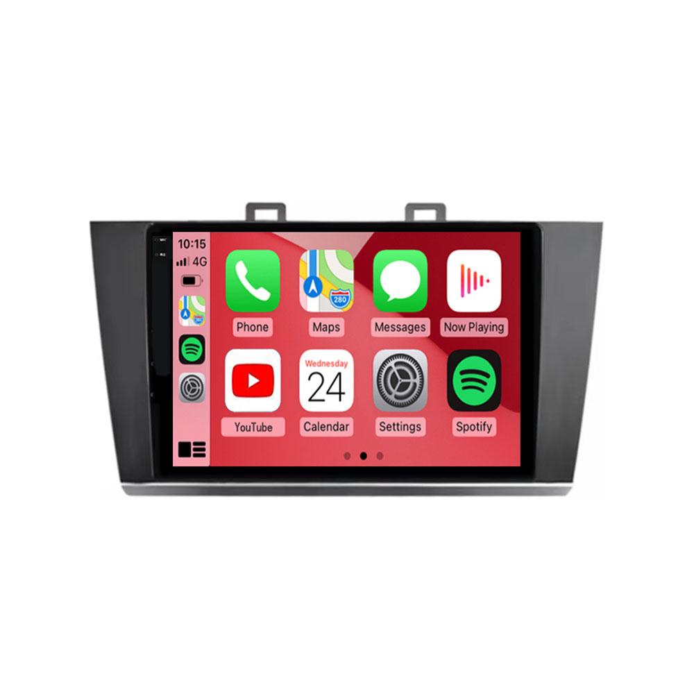 Автомагнитола Android 14 Carplay+Auto для Subaru Outback 5 Legacy 2014 - 2017 Стерео GPS Навигация Мультимедийный плеер Без 2din DVD
