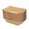 50PCS Food Boat Paper Food Tray Kraft Paper French Fries Tray  Party Picnic Wedding