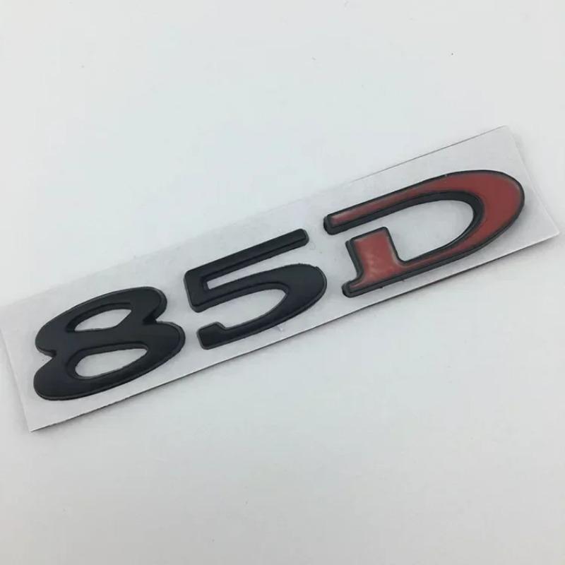3D Metal 75D 85D 90D 100D Car Rear Boot Trunk Tailgate Emblem Badge Sticker Styling Accessories