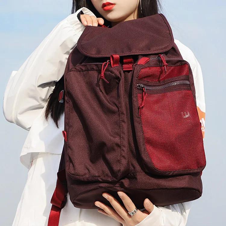 Converse Backpacks Black Currant Red (Unisex) Backpacks 10019892 A03
