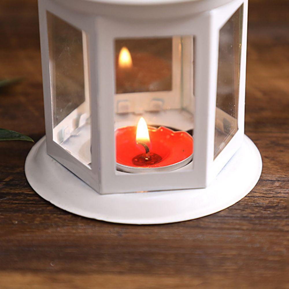 Wrought Iron Hollow Star Candle Holder Simple Aromatherapy Candlestick Ornament Festival Gift