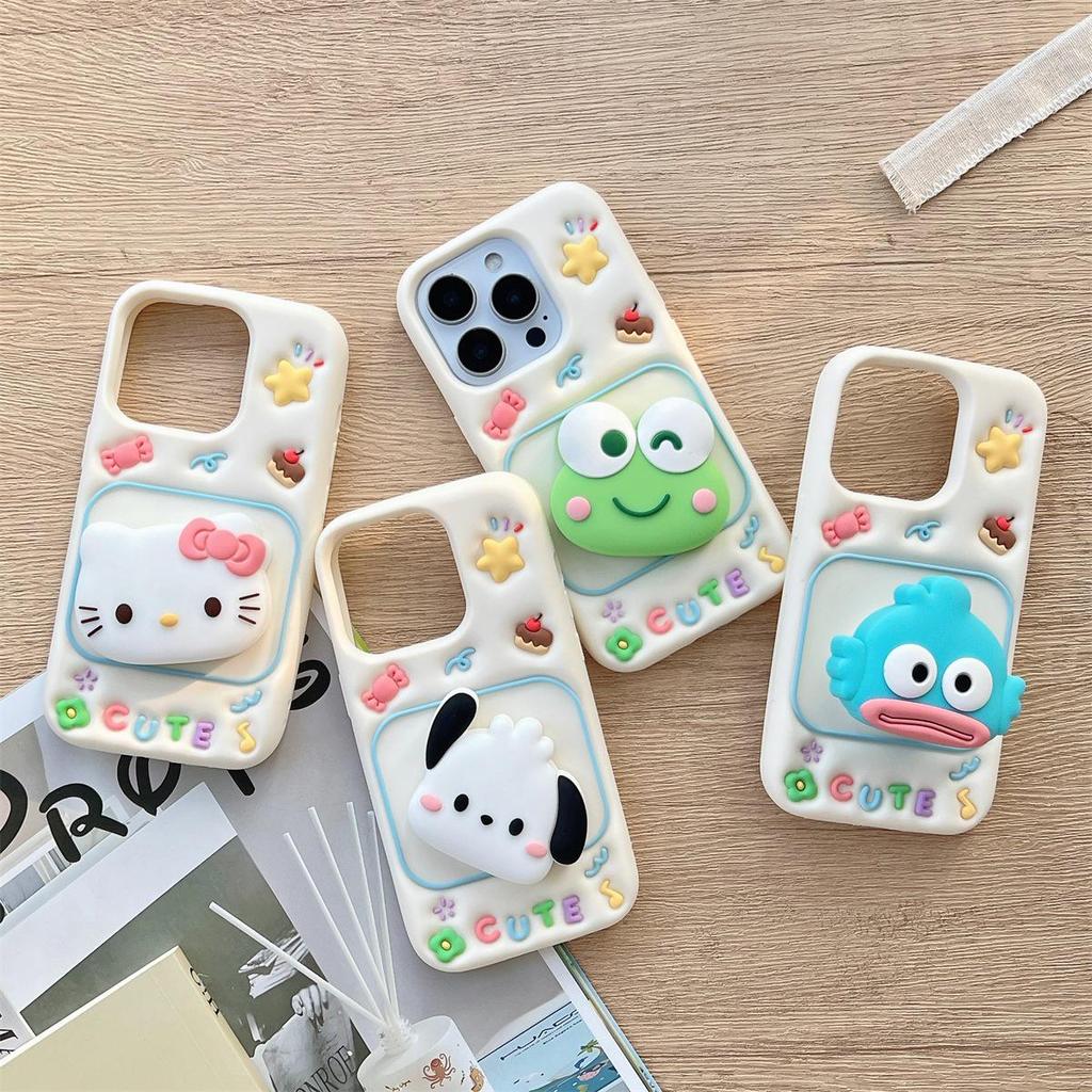 Мультяшный вращающийся чехол-подставка Sanrio для iPhone 14/13/12/11 Pro/Pro Max