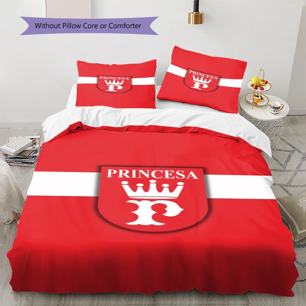 PRINCESA DO SOLIMÕES Pattern Bedding Set Quilt Cover Pillowcase Home Decor Gift (1 * duvet cover + 2 * pillowcase, without core)