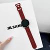 18 мм 20 мм 22 мм Ремешок с гравировкой розы для Samsung Galaxy Watch 654 40 мм 44 мм Gear S3 Силиконовый Милый Ремешок Классический 43 мм 45 мм Active 2